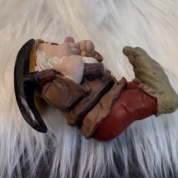 Sneezy Dwarf Figurine with Pickaxe - Picture 2 of 6
